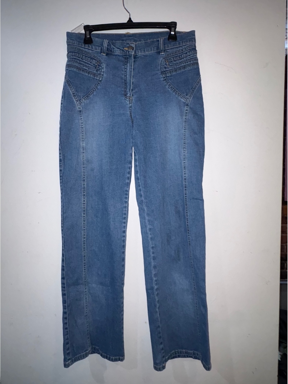High Waist Straight Leg bluemotion Jeans